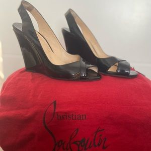 Christian Louboutin size 8 black heels